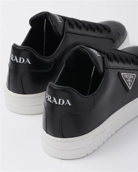 prada shoes men black and white